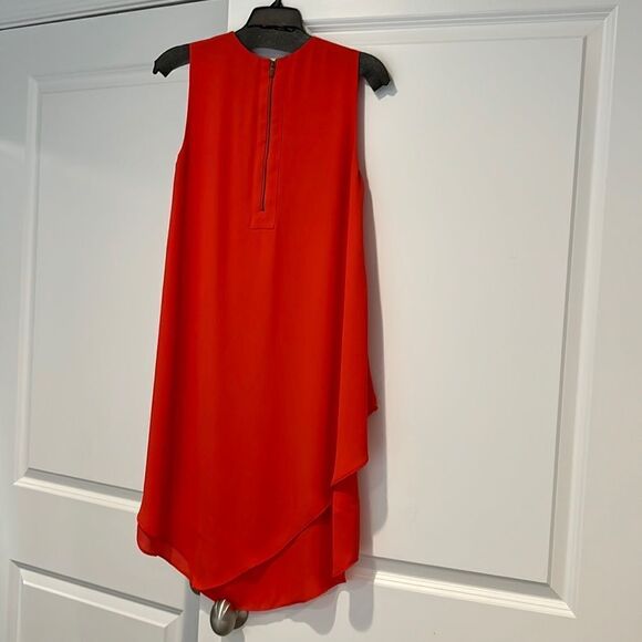 BCBG MaxAzria mini dress, color orange red, great condition, size XS - Picture 5 of 5